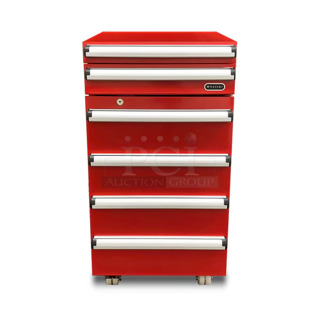 BRAND NEW SCRATCH AND DENT! Whynter TBR-185SR Metal Portable 1.8 cu.ft. Tool Box Refrigerator with 2 Drawers. 115 Volts, 1 Phase. Tested and Working!