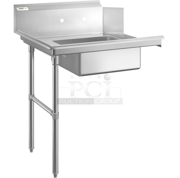 BRAND NEW SCRATCH AND DENT! Regency 600DDT36L 16 Gauge 3' Soiled / Dirty Dish Table - Left Drainboard - Image 1 of 7