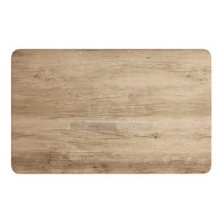 2 BRAND NEW SCRATCH AND DENT! Lancaster Table & Seating 1643048TFGRY 30" x 48" Rectangular Thermo-Formed MDF Table Top with Gray Wood Finish. 2 Times Your Bid!
