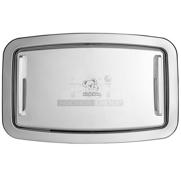 BRAND NEW SCRATCH AND DENT! Koala Kare KB310 41 5/16" x 26 1/4" Horizontal Recess Mount Stainless Steel Baby Changing Station / Table - Image 1 of 5