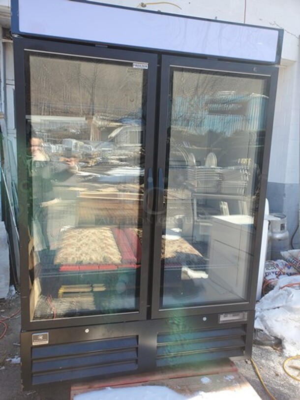 Kelvinator Two Glass Door Freezer Merchandiser!  - Image 1 of 9