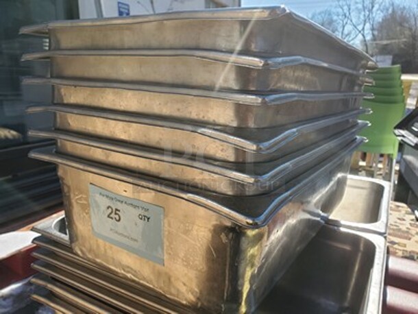 Stainless Steel Food Pan. 