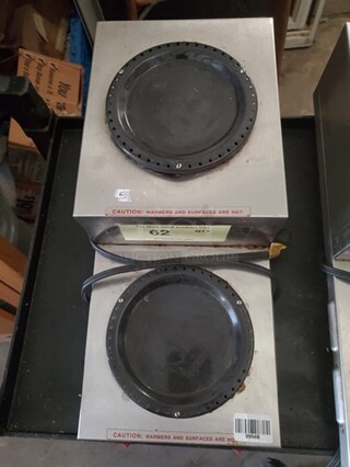 Bunn Stainless Steel Low Profile Step Up Decanter Warmer - Dual Burner 