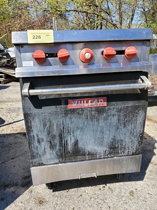 VULCAN Natural Gas 4 Burner Stove 