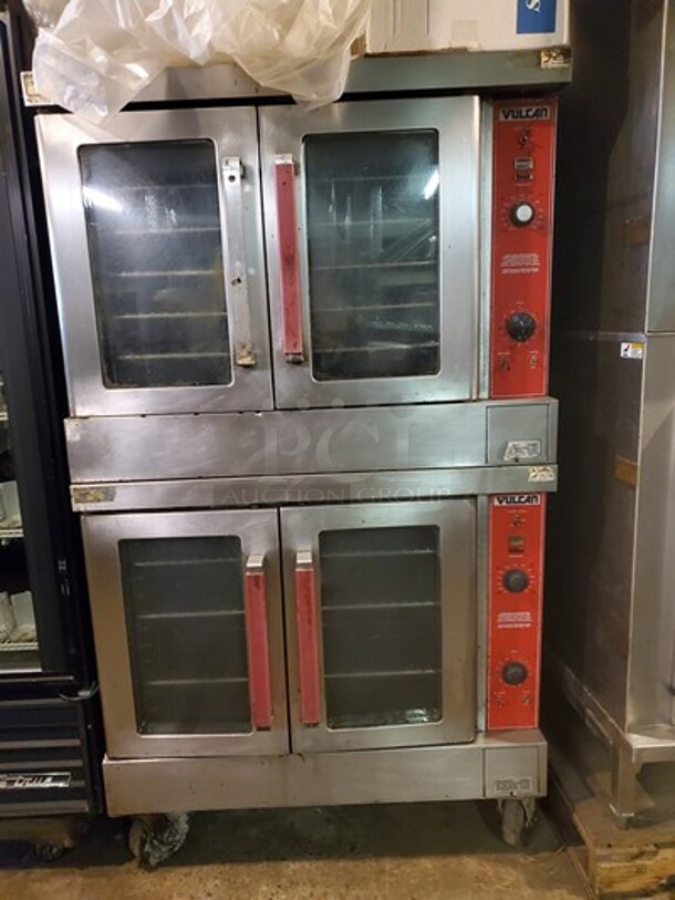 Vulcan Natural Gas Full Size|Double Deck|Convection Oven 