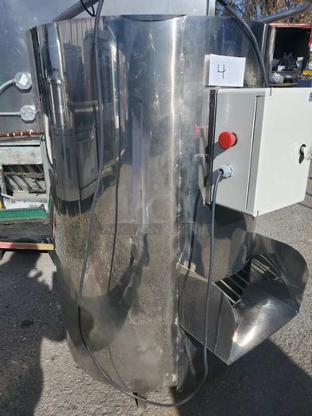 Commercial Electric Potato & Vegetable Peeler 30X30X47 - Image 5 of 10