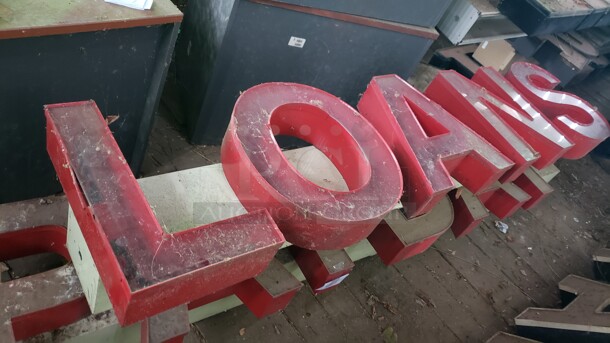 Lot of 2 Signs. 112" and 89". Pick up only!   Sold as is (Location 3) - Image 2 of 2