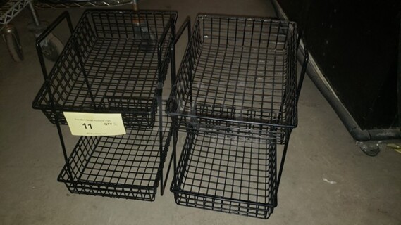 Lot of 2 Countertop Display Racks