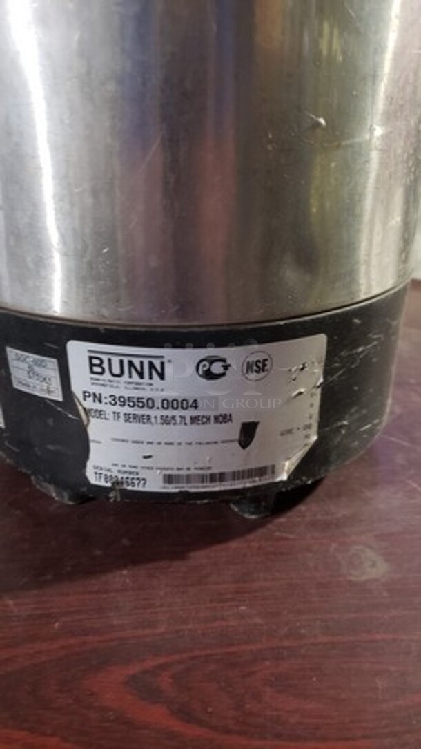 Bunn SGC-60D 1.5 Gal Thermo Insulated Hot Coffee Dispenser

*Missing top lid! - Image 3 of 3