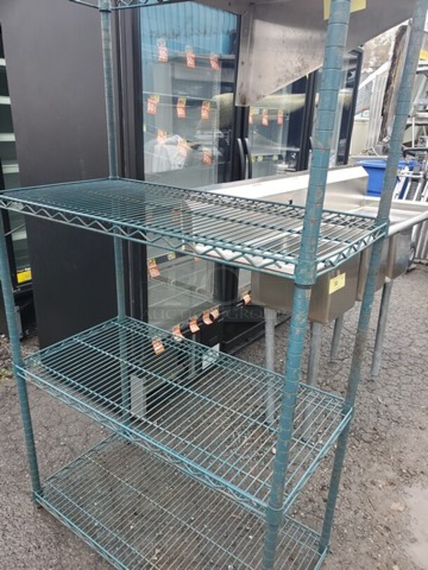 Green shelves Rack! - Image 1 of 2
