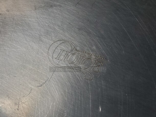 Choice 8" X 11" Oval Stainless Steel Platter 13XBID - Image 3 of 3