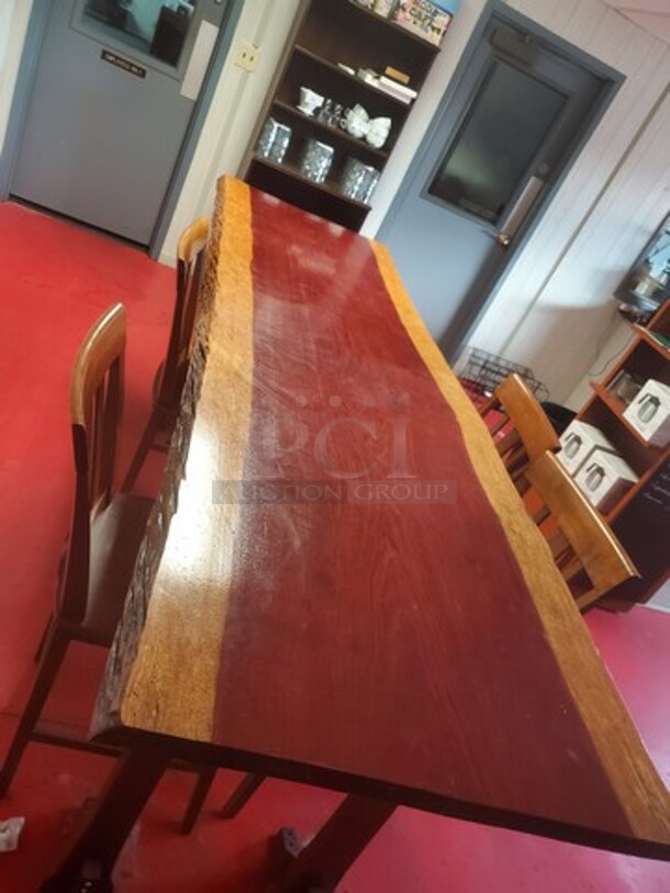 Rustic/Solid Wood Table, Very good shape! 101X30X39 - Image 3 of 3