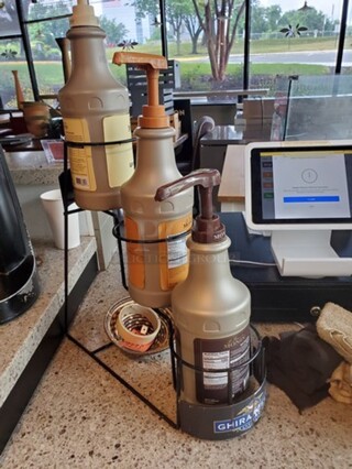 RACK FOR 3 SAUCE BOTTLES