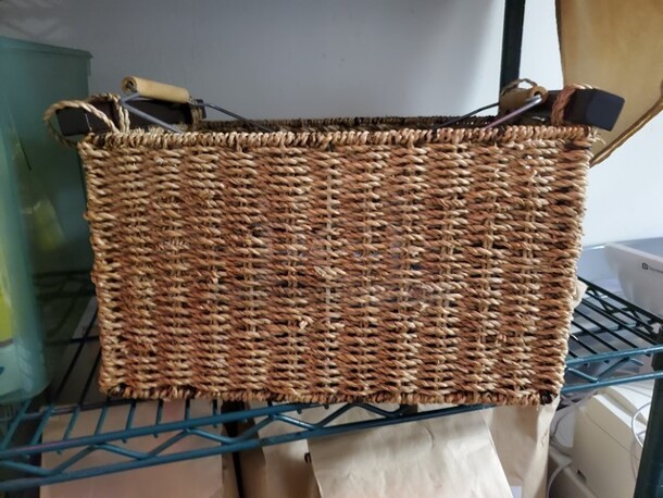 Rectangular Wicker Basket  - Image 1 of 2