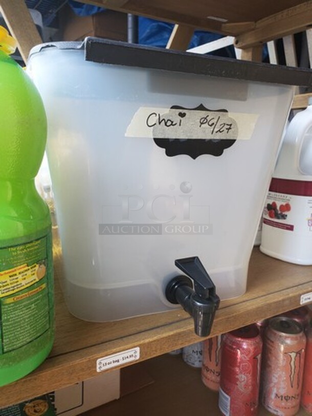 Plastic Beverage Dispenser - Image 1 of 2