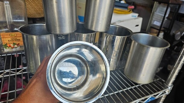 Lot of 7 Bain Marie Pots - Image 3 of 4