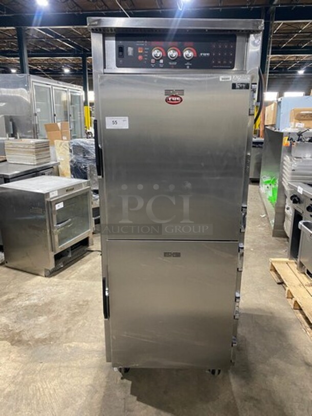 FWE Commercial Electric Powered Rethermalization/ Holding Cabinet! With Solid Split Doors! All Stainless! On Casters! Model: RH18HO SN: 133676602 208V 60HZ 1 Phase - Image 1 of 9
