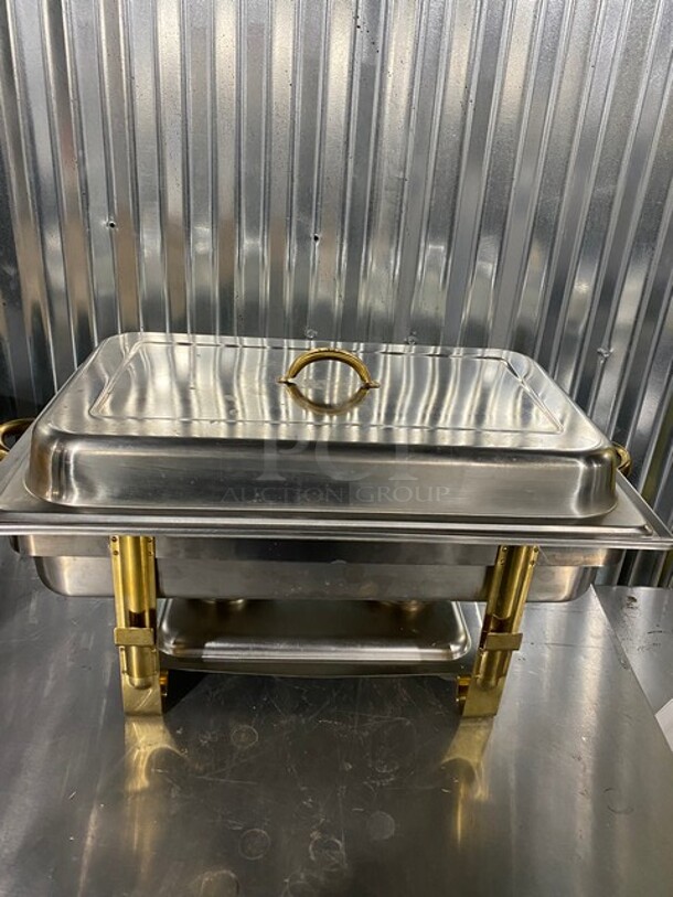 Gold Accented Full Size Chafer! - Image 7 of 9