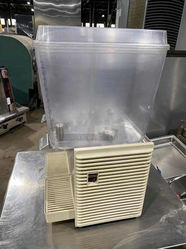 Crathco Commercial Countertop Dual Hopper Beverage Dispenser! With Poly Drip Tray! Clear Poly Jugs! Stainless Steel Body! Model: D254 SN: T209331 115V - Image 3 of 8