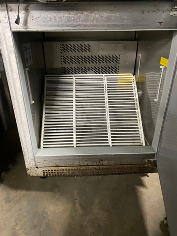 Fagor Commercial Single Door Lowboy/ Worktop Cooler! With Poly Coated Racks! All Stainless Steel! On Casters! NOT TESTED! Model: FUF27 SN: 11100301M 115V 60HZ 1 Phase - Image 5 of 7