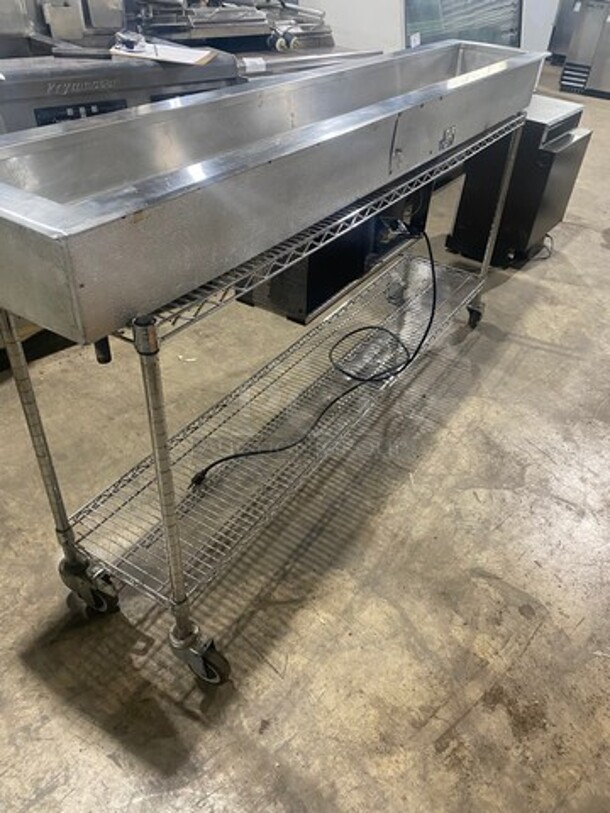Lern Commercial Drop In Cold Pan! Solid Stainless Steel! On Casters! Model: 620SC SN: 40348 115V - Image 3 of 10
