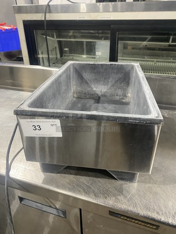 Vollrath Counter Top Electric Powered Single Bay Food Warmer! 115V 1 Phase! Model 1001! 120V 1 Phase!