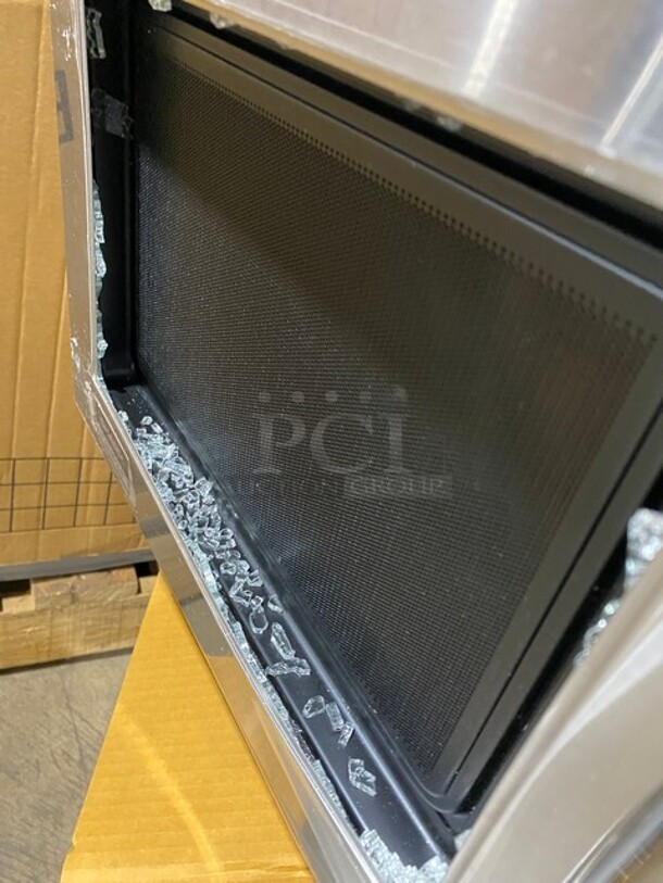 New Scratch And Dent Sharp All Stainless Steel Commercial Countertop Microwave! MODEL R25JT 208/230V  1PH - Image 7 of 9