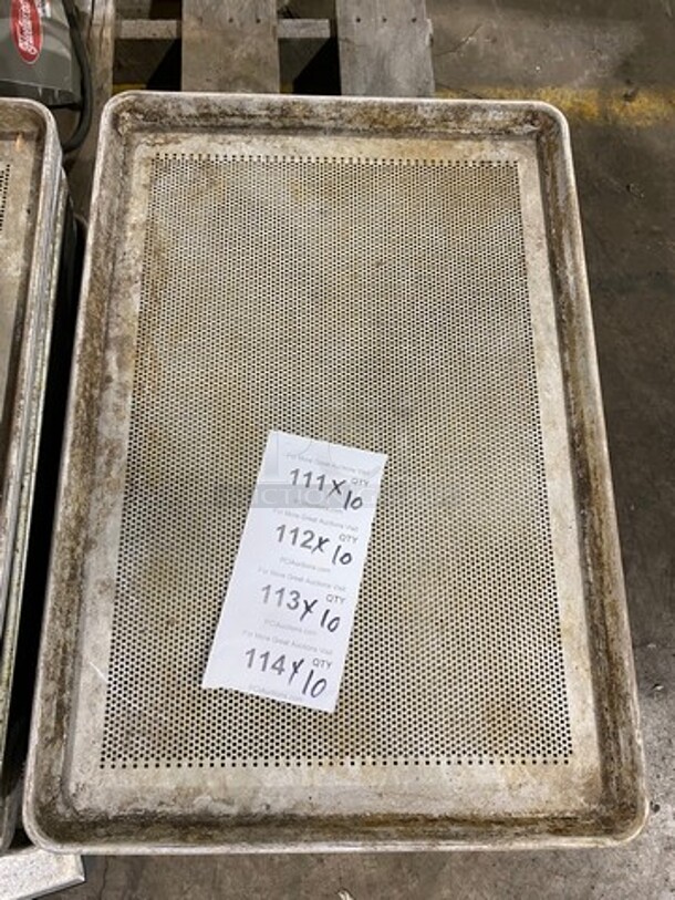 Perforated Sheet Pans! 10x Your Bid! - Image 1 of 5