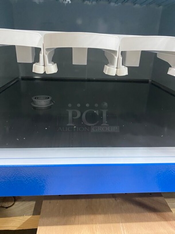 NEW! LATE MODEL! 2021 Minus Forty Commercial Single Door Freezer Merchandiser! With View Through Door! With Drink Racks! On Legs! Model: 11CSGF001C000BLFREALB6 SN: 264865 115V 60HZ 1 Phase - Image 9 of 12