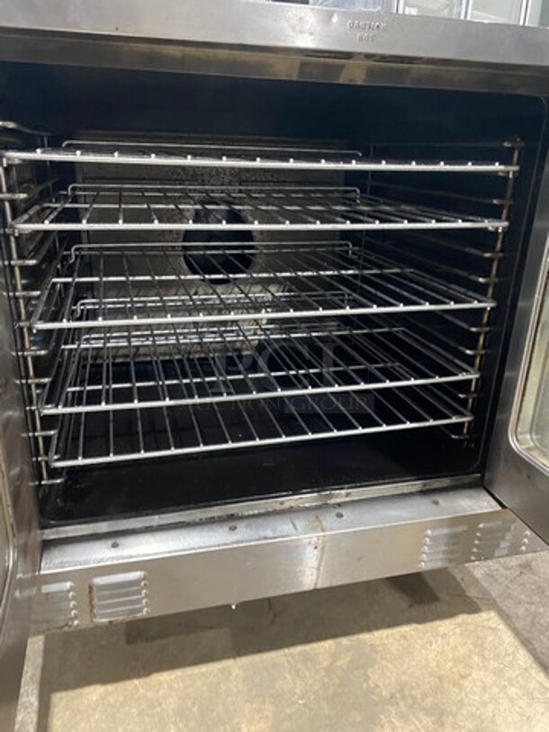 SWEET! Garland Master 200 SERIES Commercial Natural Gas Powered Convection Oven! With View Through Doors! Metal Oven Racks! All Stainless Steel! - Image 5 of 8