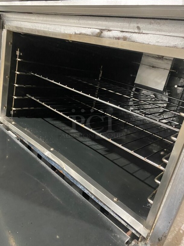 American Range Commercial Natural Gas Powered 6 Burner Stove! With Backsplash! With Full Size Oven Underneath! All Stainless Steel! On Casters! - Image 6 of 10