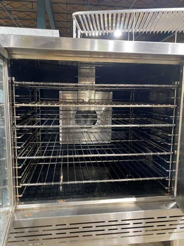 Imperial Commercial Natural Gas Powered Convection Oven! With View Through Door! With Metal Oven Racks! Stainless Steel! On Legs! - Image 5 of 7