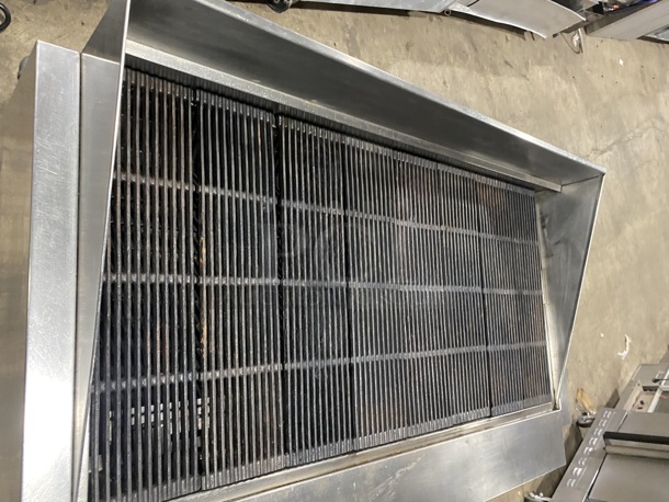 All Stainless Steel Commercial Heavy Duty Natural Gas Powered Radiant Char Broiler Grill!  On Casters! Working When Removed! - Image 5 of 6