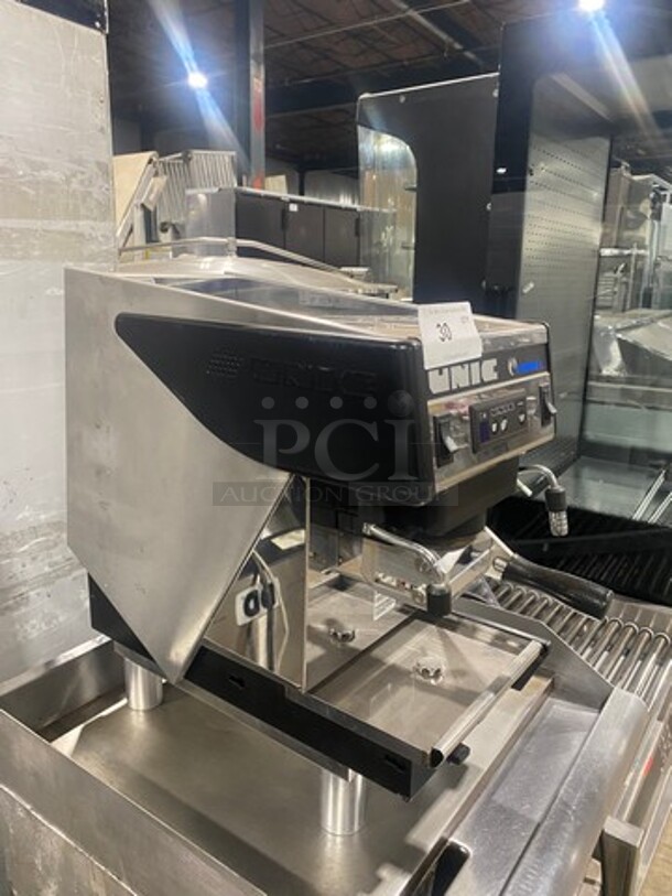 Unic Commercial Countertop Single Group Espresso Machine! Stainless Steel Body! On Legs! Model: PHOENIXI SN: 10450142 110V 60HZ 1 Phase - Image 3 of 10