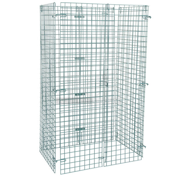BRAND NEW SCRATCH & DENT! Regency NSF Mobile Green Wire Security Cage. 3x Your Bid - Image 1 of 7
