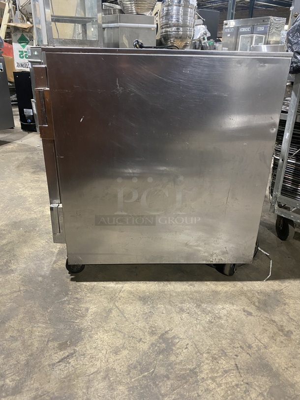  NICE! BEVERAGE-AIR Undercounter Cooler! Electric Powered! MODEL: UCR27 SN:5305931 On Casters! 115V/60Hz/1 Phase! Working When Removed!  - Image 4 of 7
