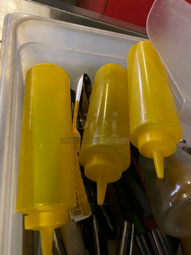 ALL ONE MONEY! Miscellaneous Items! Includes Wooden Rolling Pin, Stainless Steel Ladles And Serving Spoons, Squeeze Bottles And More! - Image 2 of 4