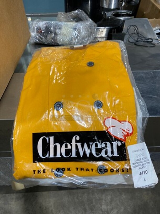 NEW! Chefwear Chef's Long Sleeve Jacket! 12x Your Bid! - Image 2 of 2