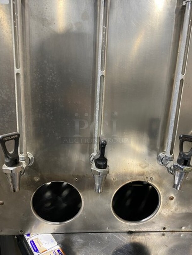 Cecilware Commercial Countertop Gas Powered Dual Coffee Urn! All Stainless Steel! - Image 6 of 8