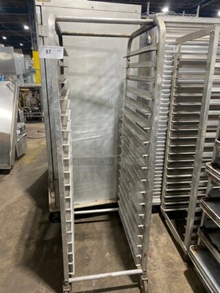 Metal Commercial Pan Transport Rack! On Casters!