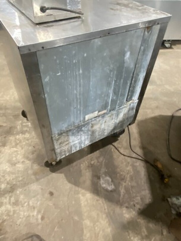 Beverage Air Commercial Single Door Undercounter Cooler! Stainless Steel! On Casters! Model: UCR27 SN: 3342816 115V 60HZ 1 Phase - Image 3 of 7