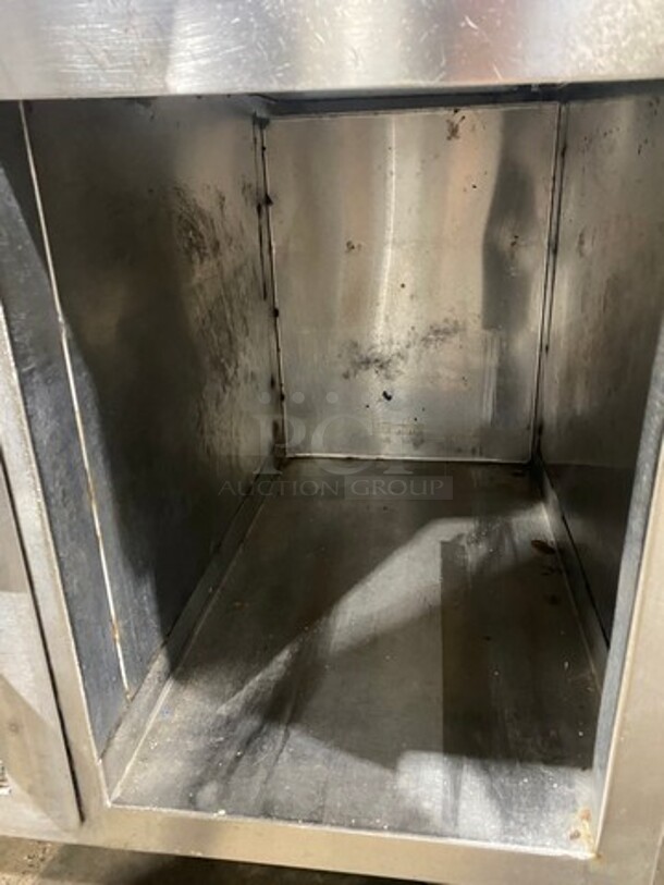 Kairak Custom Made Commercial Work Top Table/ Equipment Stand! With Raised Back And Side Splashes! With Drawer Storage Space Underneath! All Stainless Steel! On Casters! - Image 7 of 8