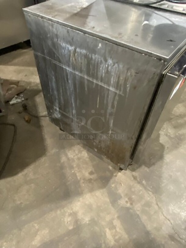 Beverage Air Commercial Single Door Undercounter Cooler! Stainless Steel! On Casters! Model: UCR27 SN: 3342816 115V 60HZ 1 Phase - Image 4 of 7