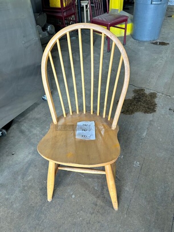 Wooden Dining Chairs! 4x Your Bid!