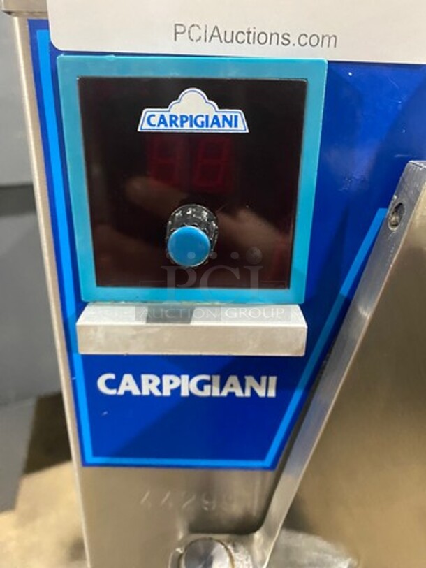 GREAT! Carpigiani Commercial Floor Style Ice Cream Batch Freezer! All Stainless Steel! Model LABO2030C Serial 447289! On Casters!  - Image 7 of 10