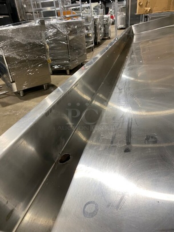 All Stainless Steel Fish/Cold Display Merchandiser Ice Bin! On Legs! - Image 5 of 7