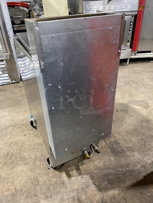 Great! Imperial Commercial Natural Gas Powered Commercial Pasta Cooker/Rethermalizer! With Backsplash! All Stainless Steel! On Wheels! Model: IRT14GBM Serial 04256821 - Image 4 of 9