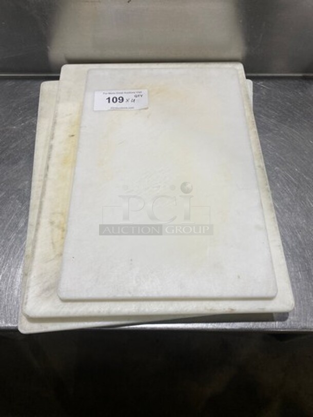Assorted Size Poly Cutting Boards! 4x Your Bid!
