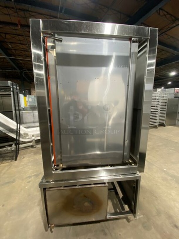 Commercial Tripple Cabinet Steam Cooker! With Metal Racks! All Stainless Steel! On Legs! - Image 4 of 8