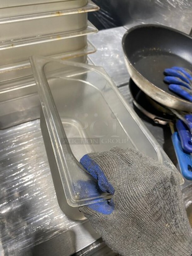 MISCELLANEOUS! Commercial Steam Table/ Prep Table Food Pans! Cambro Clear Poly Food Containers! 9x Your Bid! - Image 8 of 11